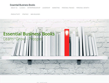 Tablet Screenshot of essentialbusinessbooks.com